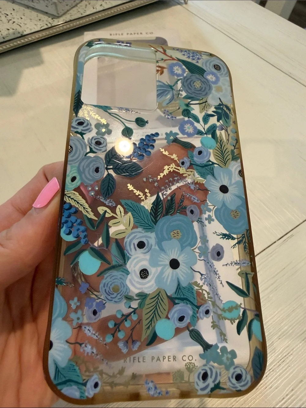 Rifle Paper Co. Blue Floral iPhone 12 / 12 Pro Case
